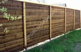 Забор для дачи деревянный